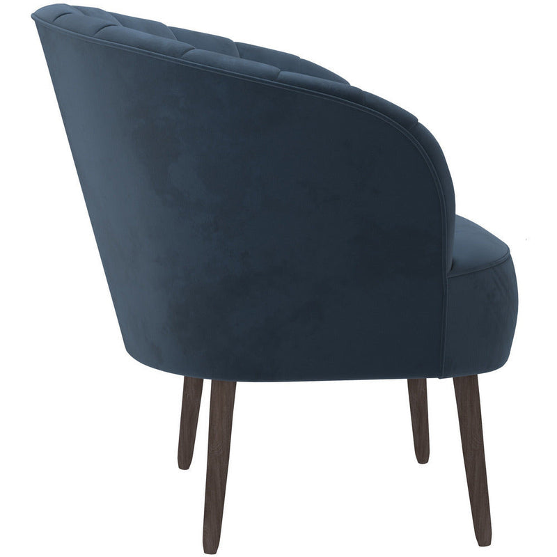 Lana Soft Touch Blue Sofa Chair