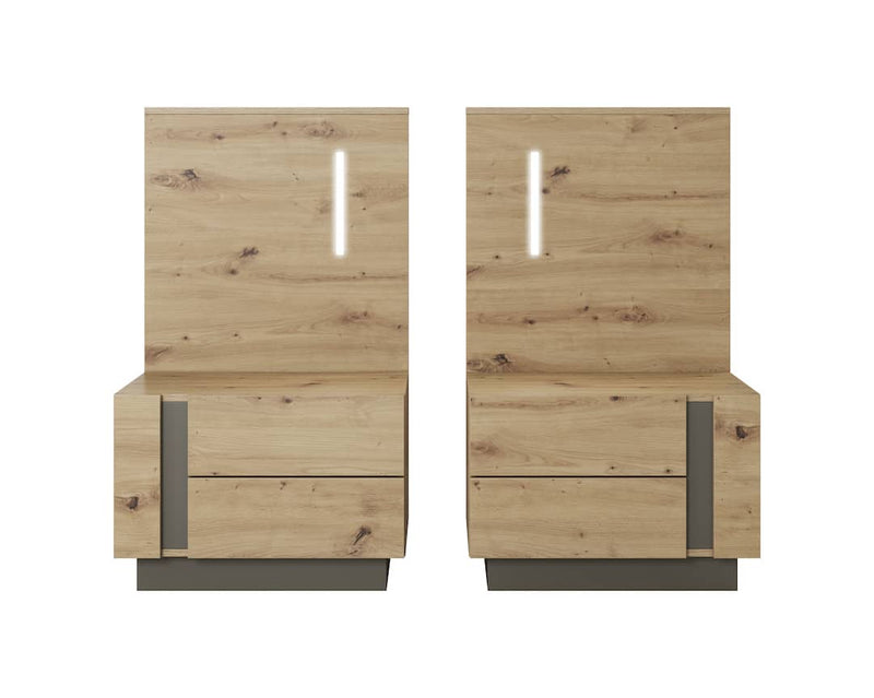 Arco Bedside Cabinets 60cm [Set Of Two]