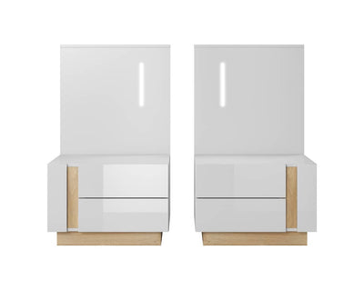 Arco Bedside Cabinets 60cm [Set Of Two]