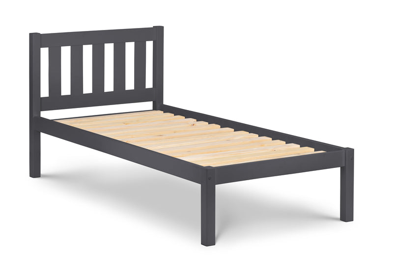 Luna Single Bed 90cm Anthracite