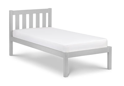 Luna Single Bed 90cm Dove Grey