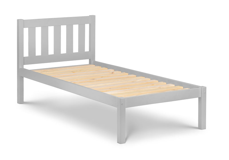 Luna Single Bed 90cm Dove Grey