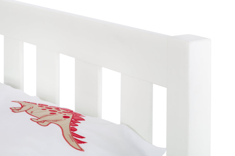 Luna Single Bed 90cm Surf White