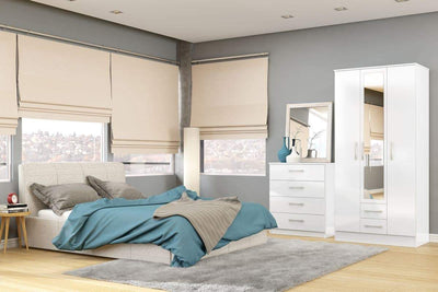 Lynx 3 Door 2 Drawer Wardrobe with Mirror