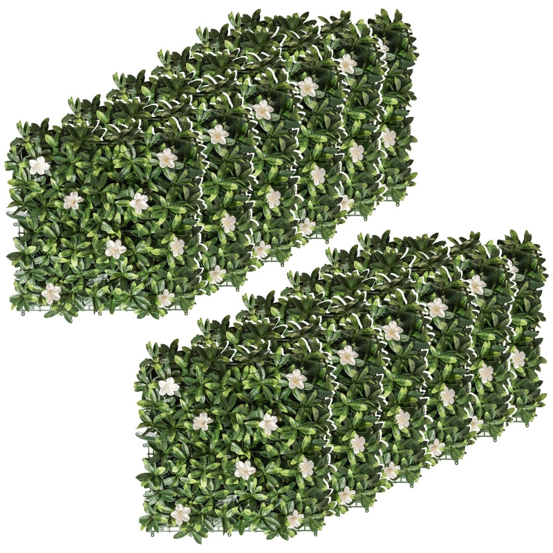 12PCS  Artificial Boxwood Wall Panel