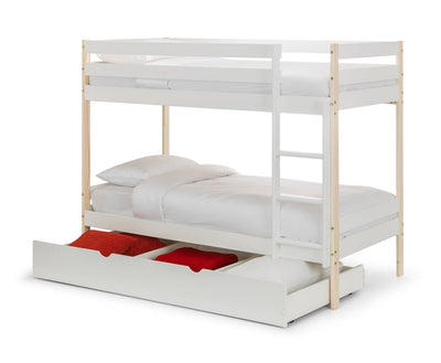 Nova Trundle Storage Bed White