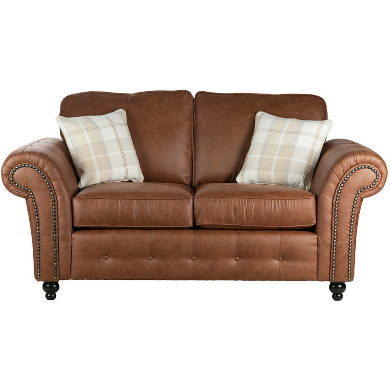 Oakland Faux Leather 2 Seater Sofa