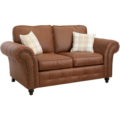 Oakland Faux Leather 2 Seater Sofa