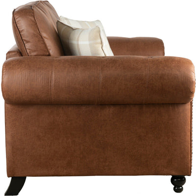 Oakland Faux Leather 2 Seater Sofa