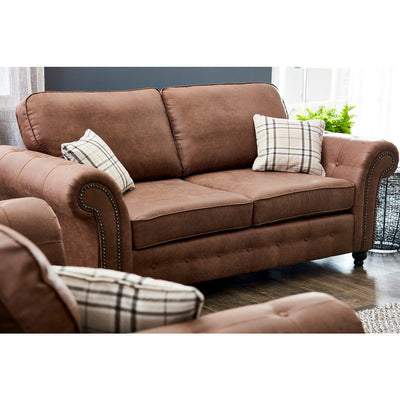 Oakland Faux Leather 2 Seater Sofa