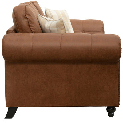 Oakland Faux Leather 3 Seater Sofa