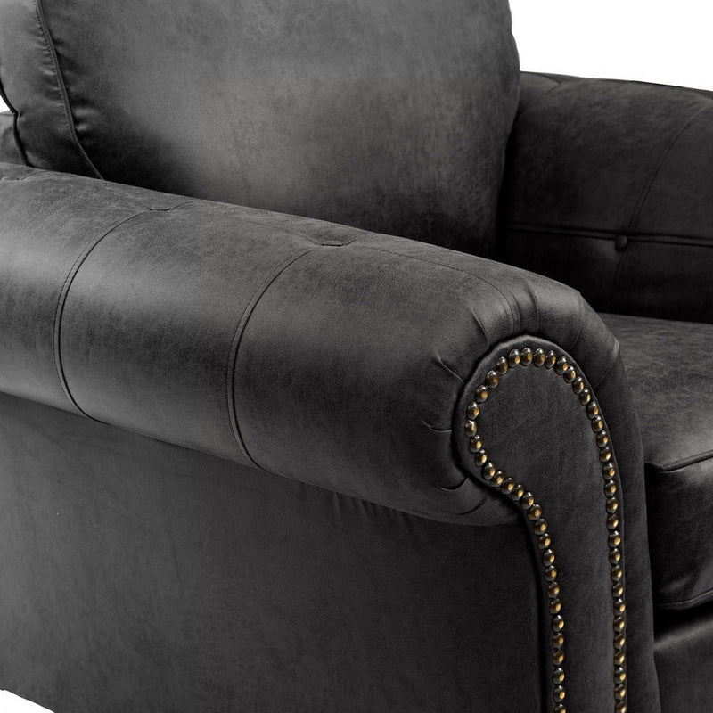 Oakland Faux Leather Sofa Chair