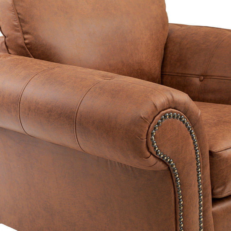 Oakland Faux Leather Sofa Chair