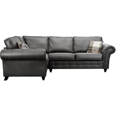 Oakland Faux Leather Corner Sofa