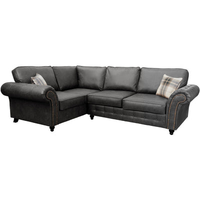 Oakland Faux Leather Corner Sofa