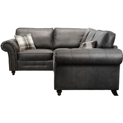 Oakland Faux Leather Corner Sofa