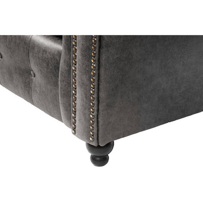 Oakland Faux Leather Corner Sofa