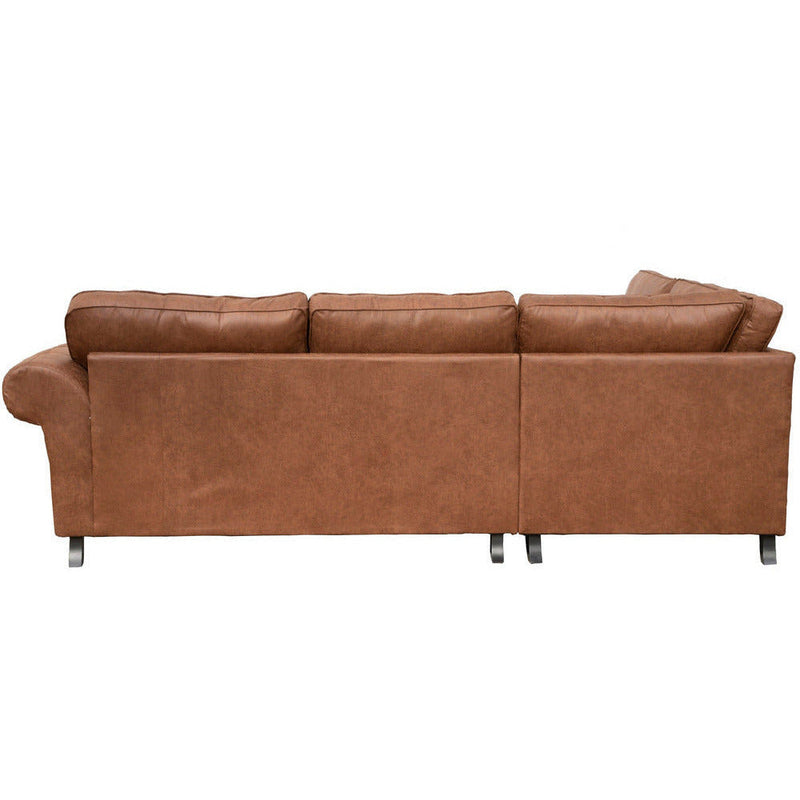 Oakland Faux Leather Corner Sofa