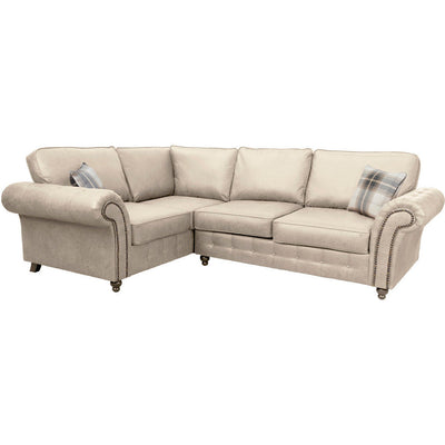 Oakland Faux Leather Corner Sofa