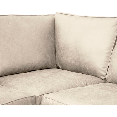 Oakland Faux Leather Corner Sofa