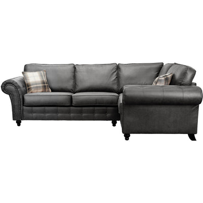 Oakland Faux Leather Corner Sofa