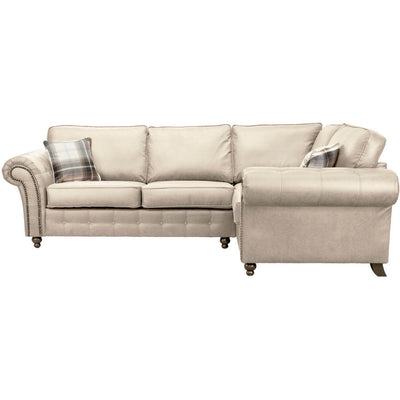 Oakland Faux Leather Corner Sofa