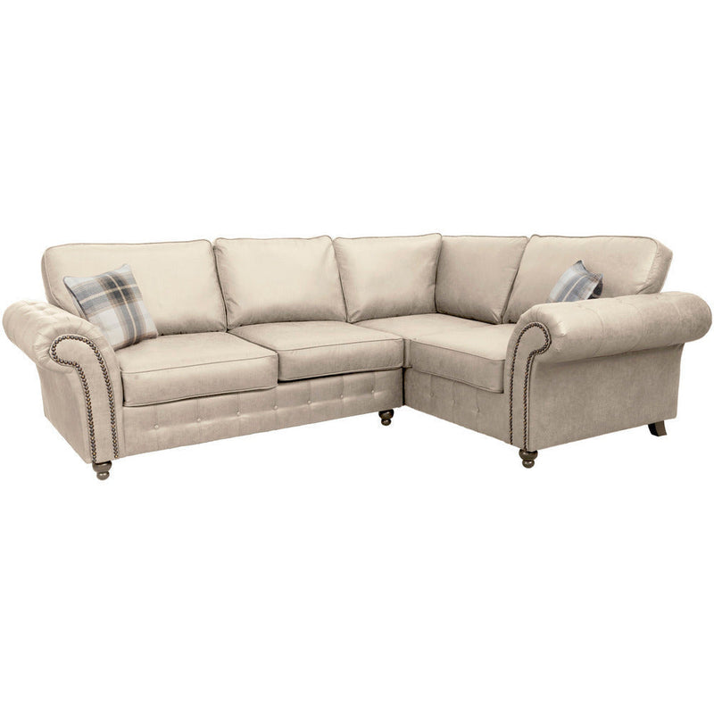 Oakland Faux Leather Corner Sofa