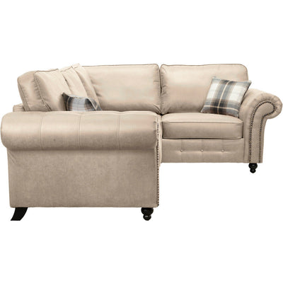 Oakland Faux Leather Corner Sofa