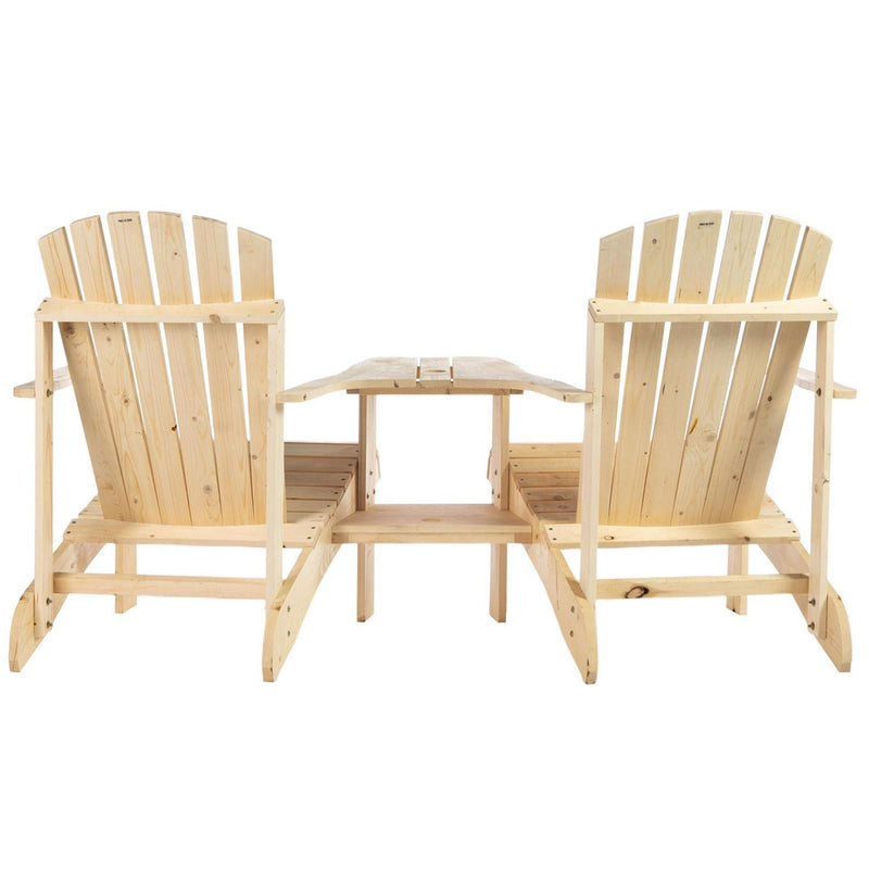 Wooden Adirondack Chairs Set