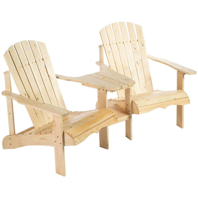 Wooden Adirondack Chairs Set