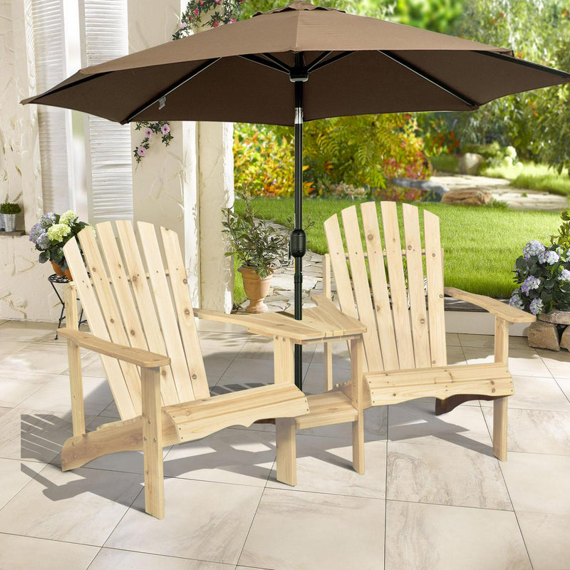 Wooden Adirondack Chairs Set