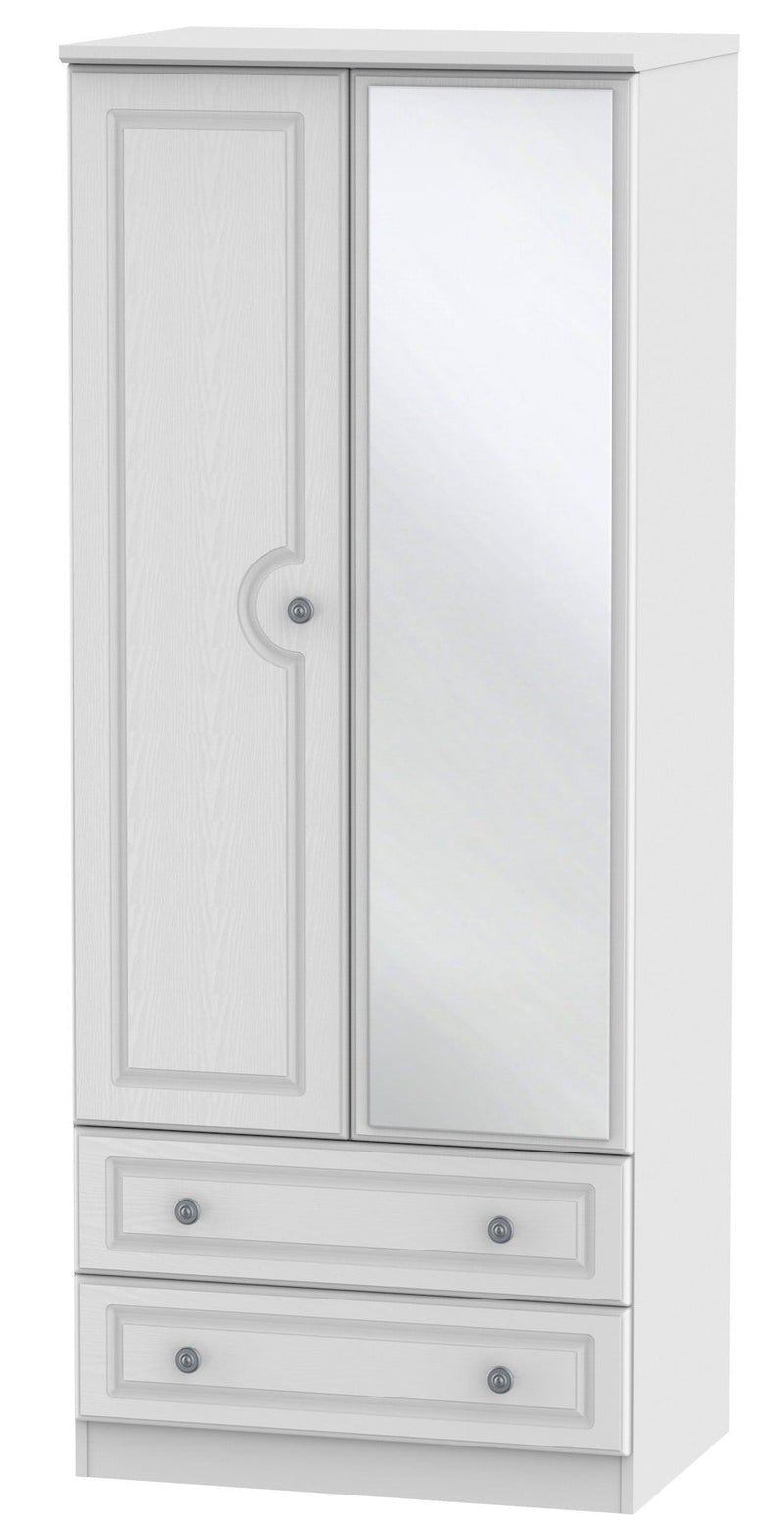 Pembroke 2 Door Mirror Combi Wardrobe