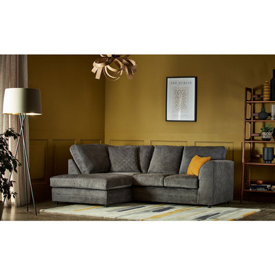 Quincy Soft Textured Corner Sofa