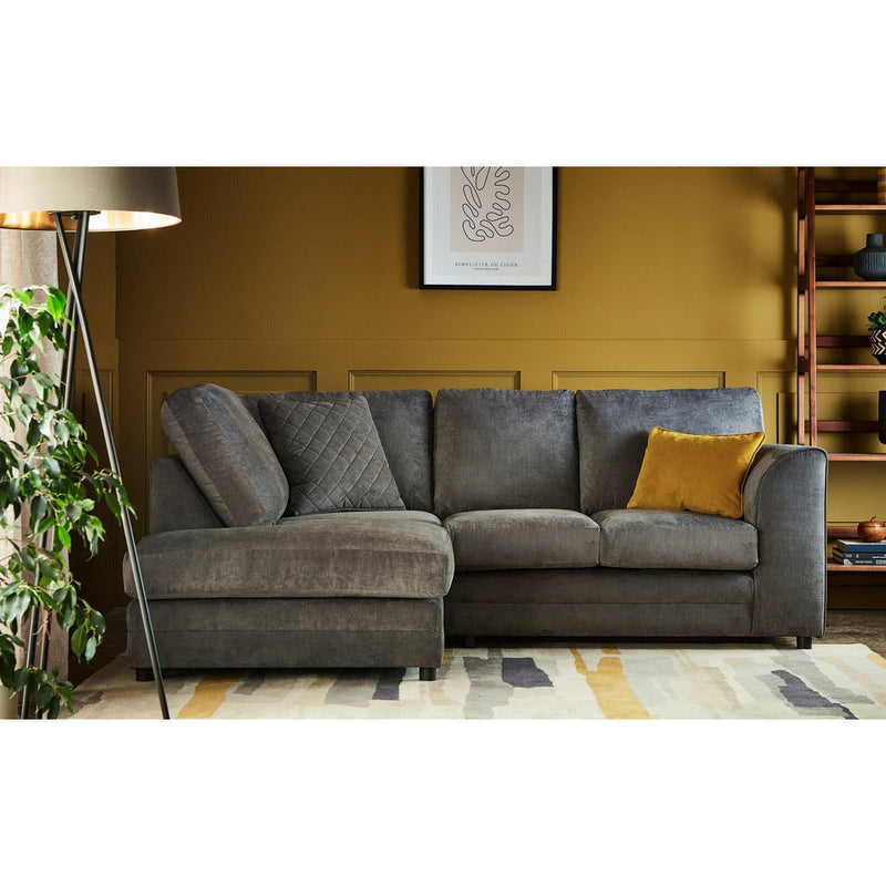 Quincy Soft Textured Corner Sofa