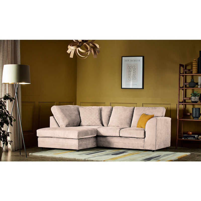 Quincy Soft Textured Corner Sofa