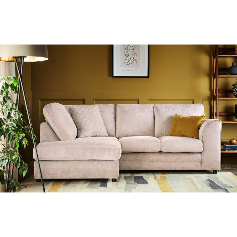 Quincy Soft Textured Corner Sofa