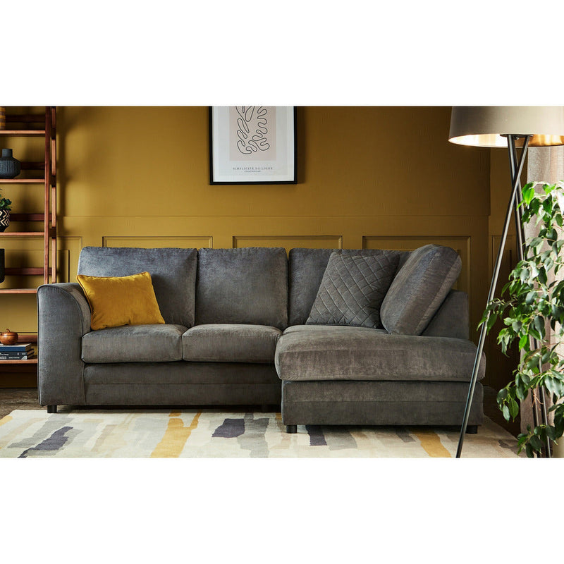 Quincy Soft Textured Corner Sofa