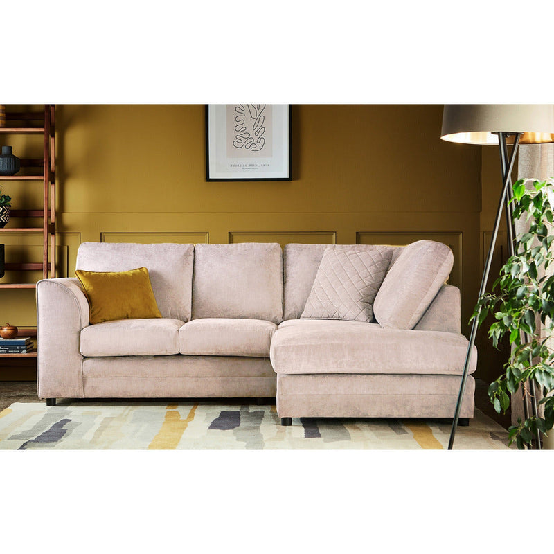 Quincy Soft Textured Corner Sofa