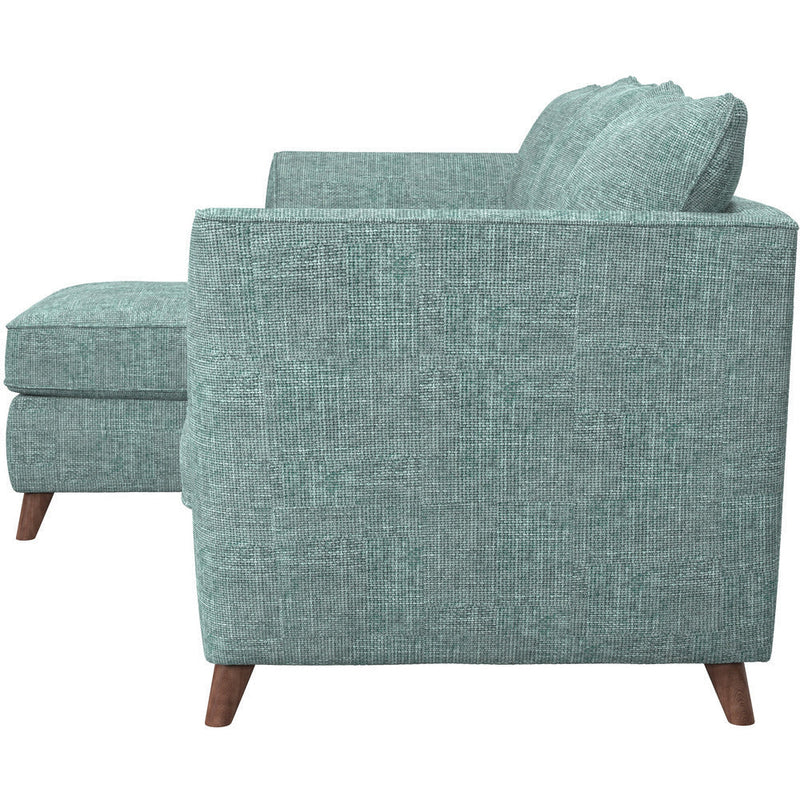 Sienna Hopsack Fabric Corner Sofa