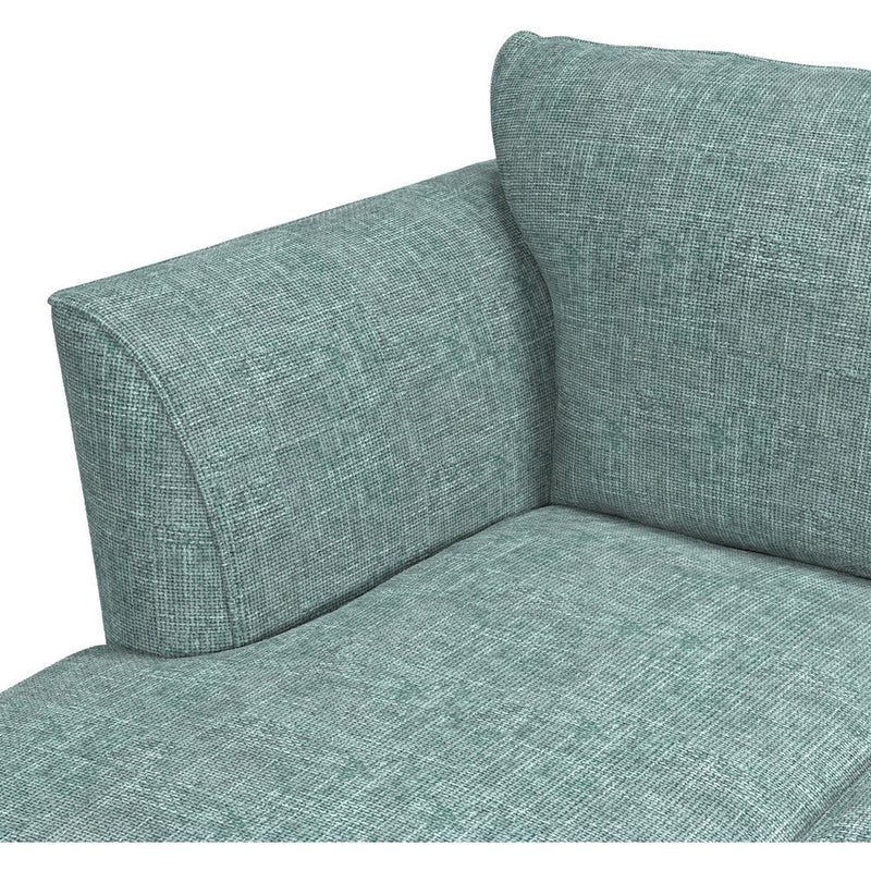 Sienna Hopsack Fabric Corner Sofa