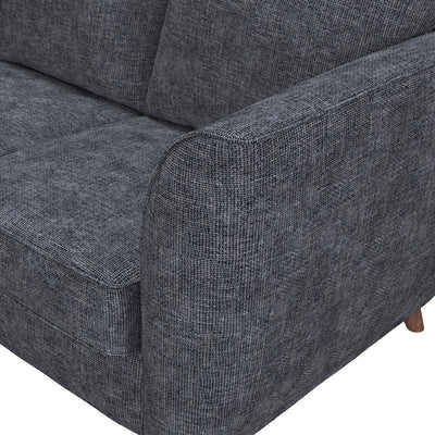 Sienna Hopsack Fabric Corner Sofa