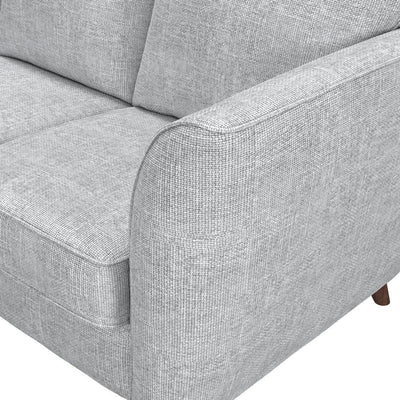 Sienna Hopsack Fabric Corner Sofa