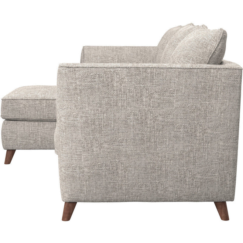 Sienna Hopsack Fabric Corner Sofa