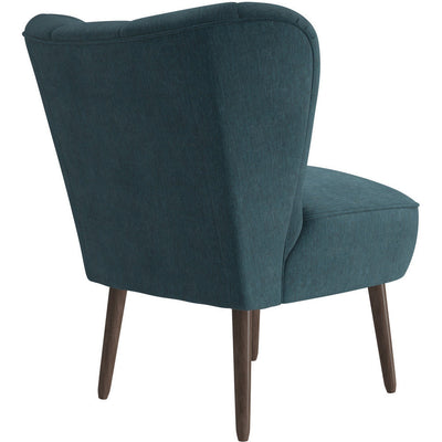 Sophia Pleated Green Fabric Chair