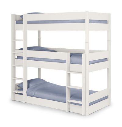 Trio Bunk Bed Surf White