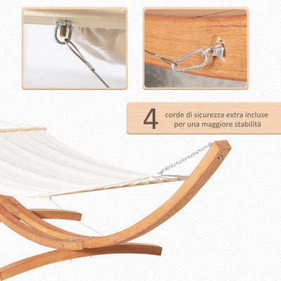 Outdoor Garden Hammock- White