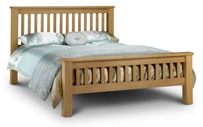 Amsterdam Oak Bed - High Foot End