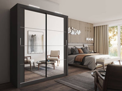 Arti 3 - 2 Sliding Door Wardrobe 181cm