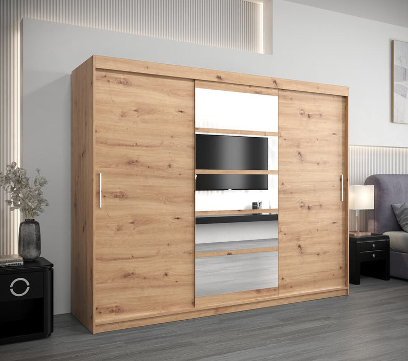 Roma I Sliding Door Wardrobe 250cm