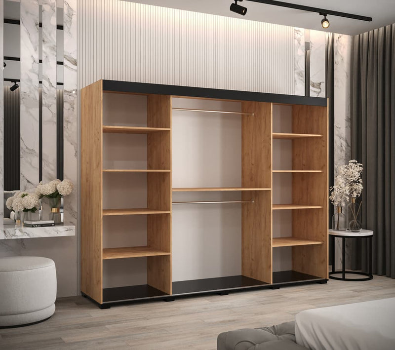 Bergamo T1 Sliding Door Wardrobe 250cm